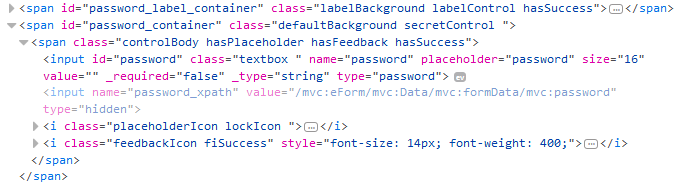 Screen shot of textboxControl HTML Markup