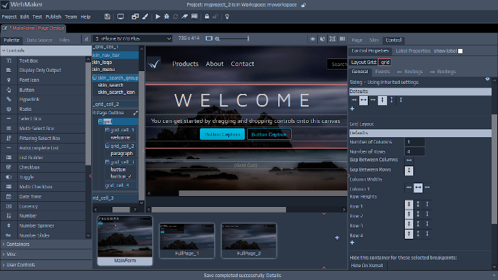 Responsive Layout Designer